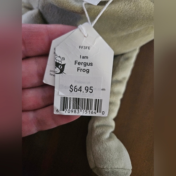 Jellycat Little Fergus Frog - Picture 7 of 8